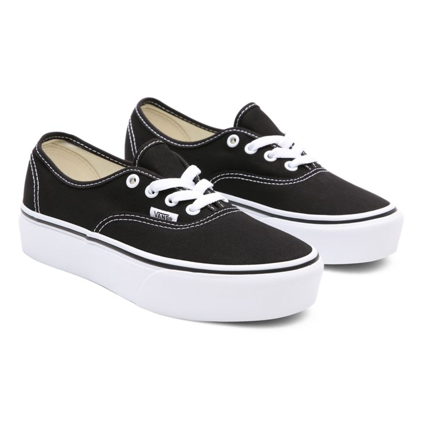 Vans Authentic Plattform 2.0 Schuhe Schwarz | VN199T4II72
