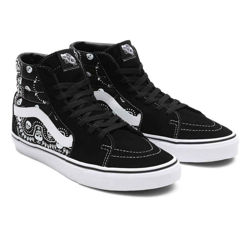 Vans Bandana SK8-Hi Schuhe Schwarz | VN889R7HX37