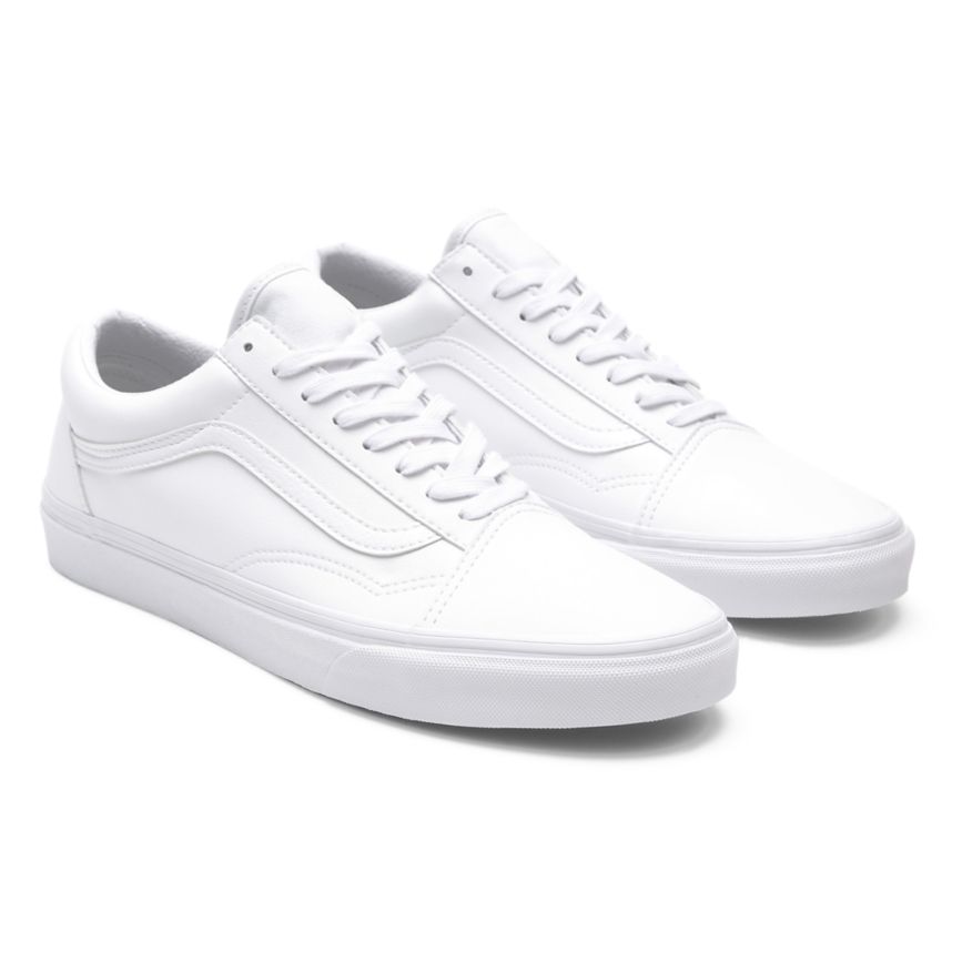 Vans Klassische Tumble Old Skool Schuhe Weiß | VN162Q8UY53