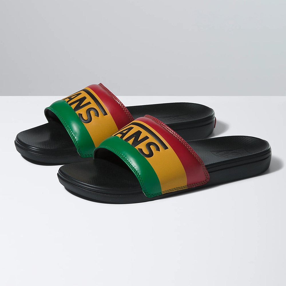 Vans La Costa Badelatschen-On Schwarz | VN696X0WI99