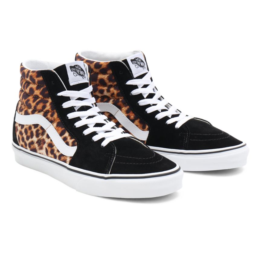 Vans Leopard SK8-Hi Schuhe Schwarz | VN520N7NM86
