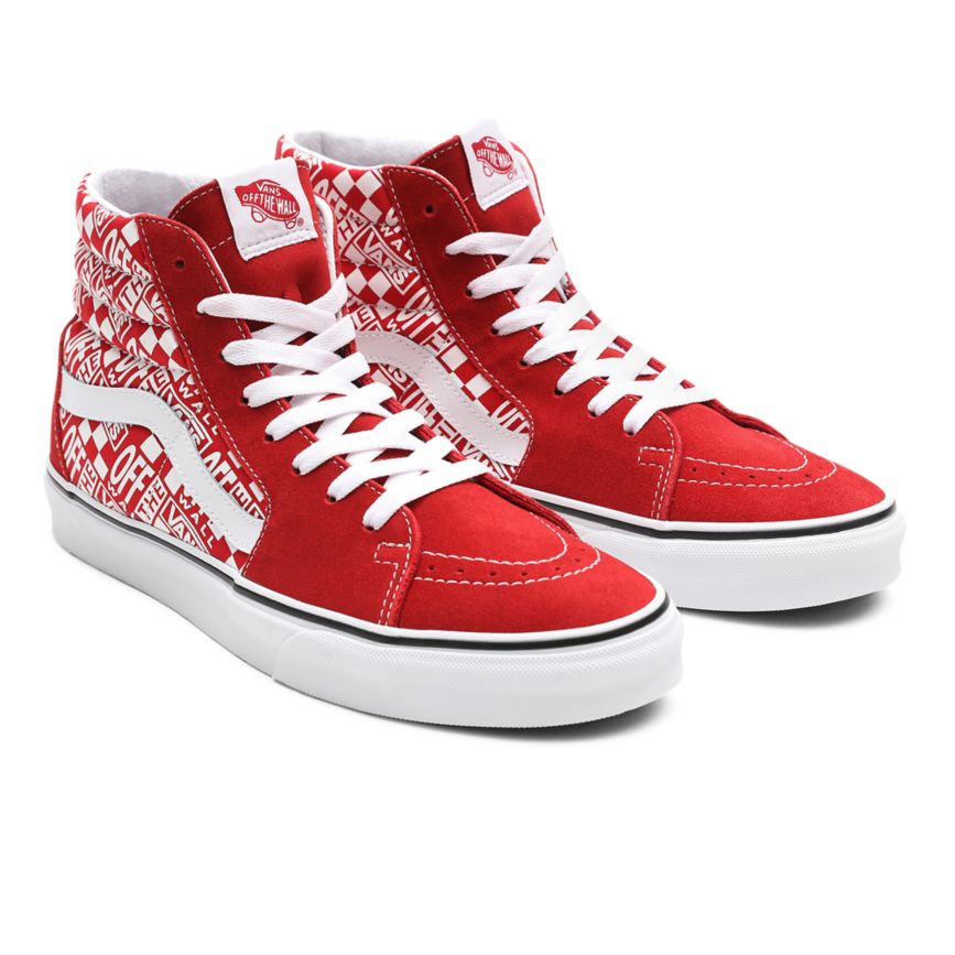 Vans Off The Wall SK8-Hi Schuhe Rot | VN215R7OH89