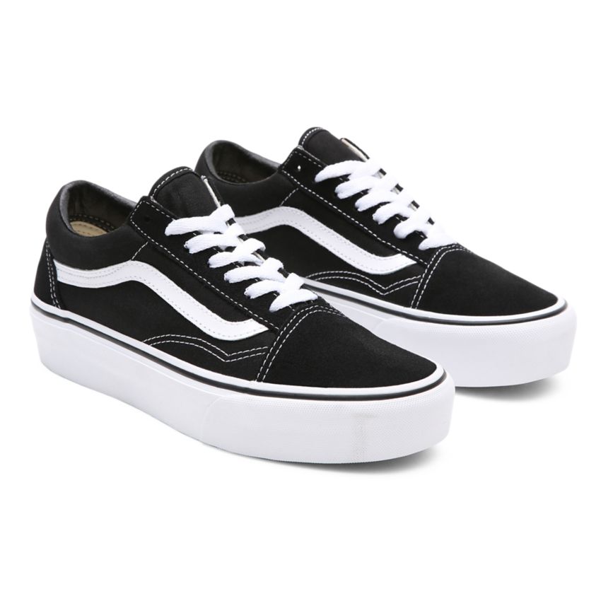 Vans Plattform Old Skool Schuhe Schwarz | VN318T9UN85
