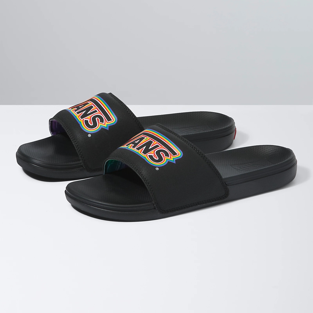 Vans Pride La Costa Badelatschen-On Schwarz | VN197C5YW12