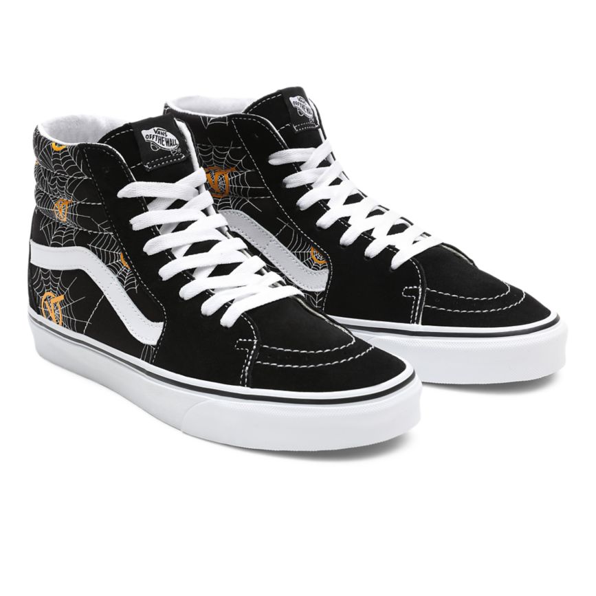 Vans Printed SK8-Hi Schuhe Schwarz | VN524Z1US86