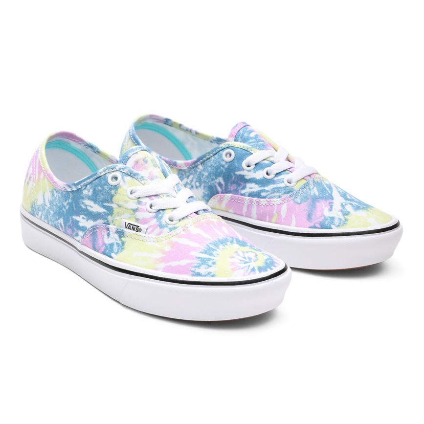 Vans Tie Dye ComfyCush Authentic Schuhe Mehrfarbig | VN994D4BE69