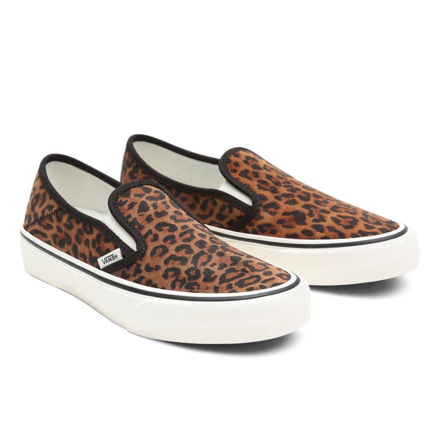 Vans Wildleder Leopard Slip-On SF Schuhe Leopard | VN444A2EA62