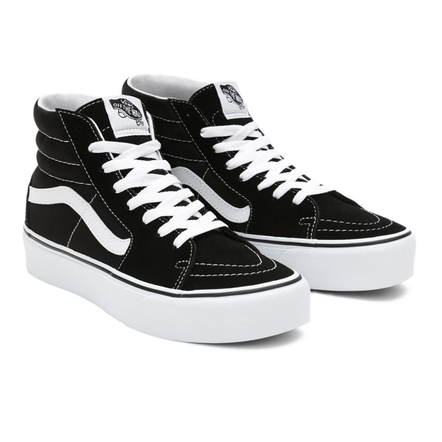 Vans Wildleder Sk8-Hi Plattform 2.0 Schuhe Schwarz | VN454D0WW33