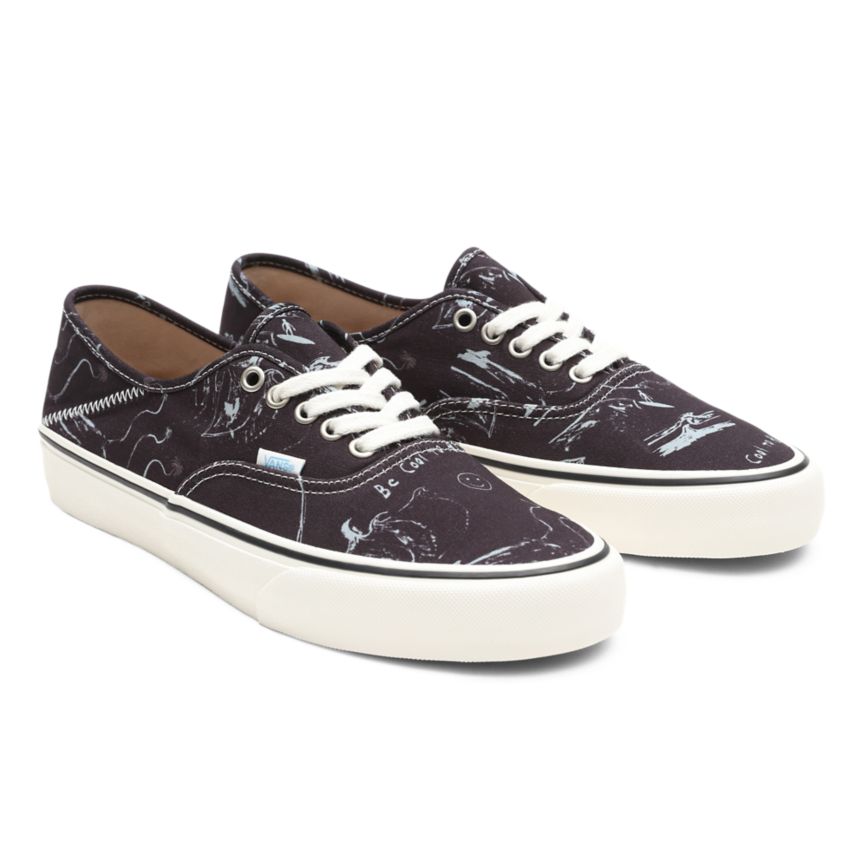 Vans X Chris Johanson Authentic SF Schuhe Schwarz | VN911M7QH81