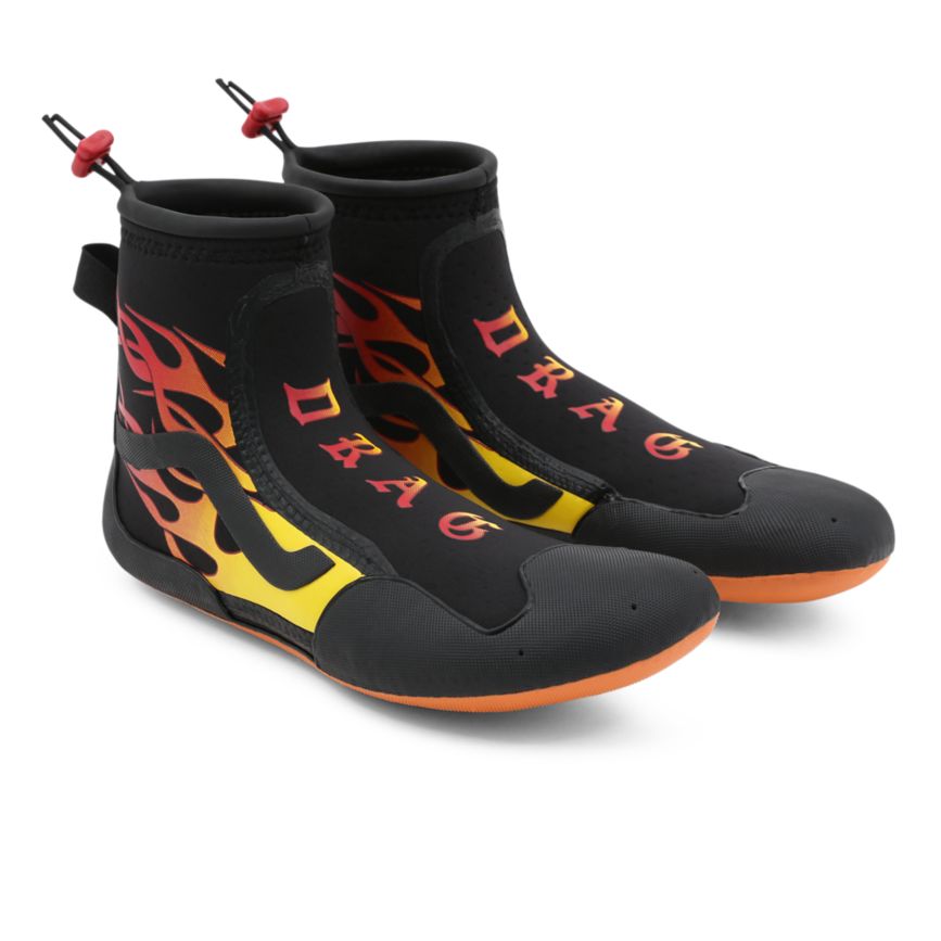 Vans X Drag Surf Boot 2 Mid Schuhe Schwarz | VN276Q2QV79