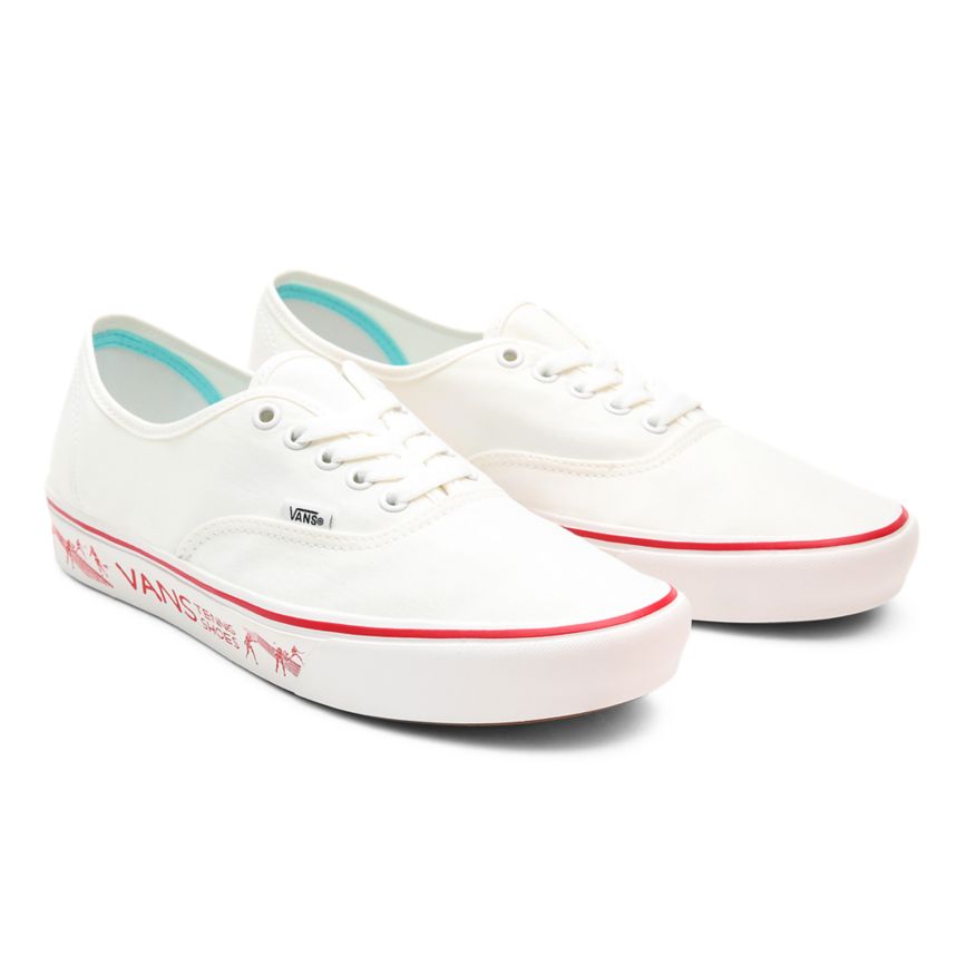Vans X Penn ComfyCush Authentic Schuhe Weiß | VN025E4PN40