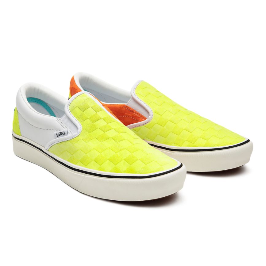 Vans X Penn ComfyCush Slip-On Schuhe Gelb | VN863R4TD59